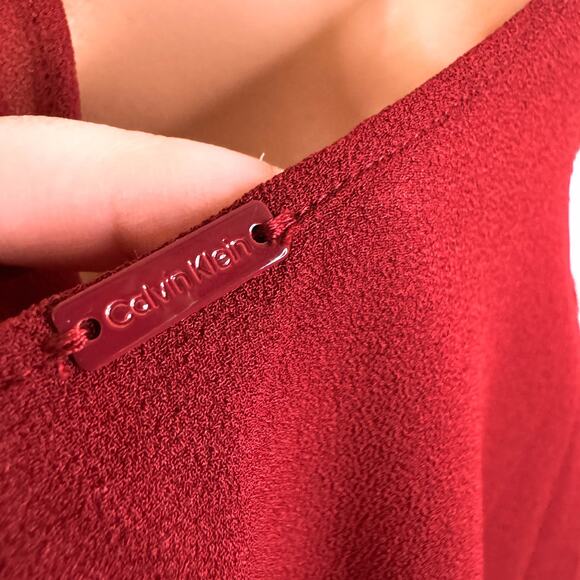 Calvin Klein Lace Babydoll Chemise Slip Mini Dress Nightie Sexy Lingerie Size L - Picture 8 of 12